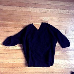 Knitted Black Uniqlo Work to Lounge-ware